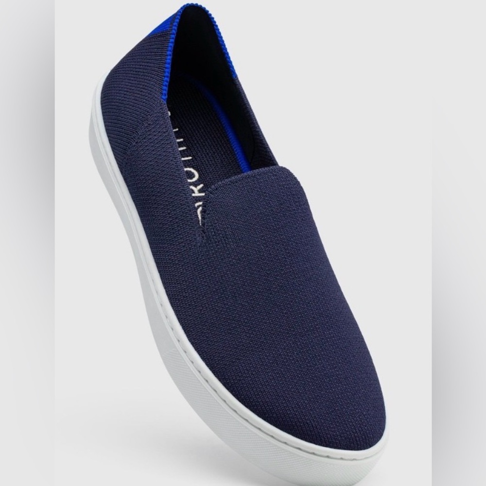 ROTHY’S Original Navy Blue Slip-On Sneaker